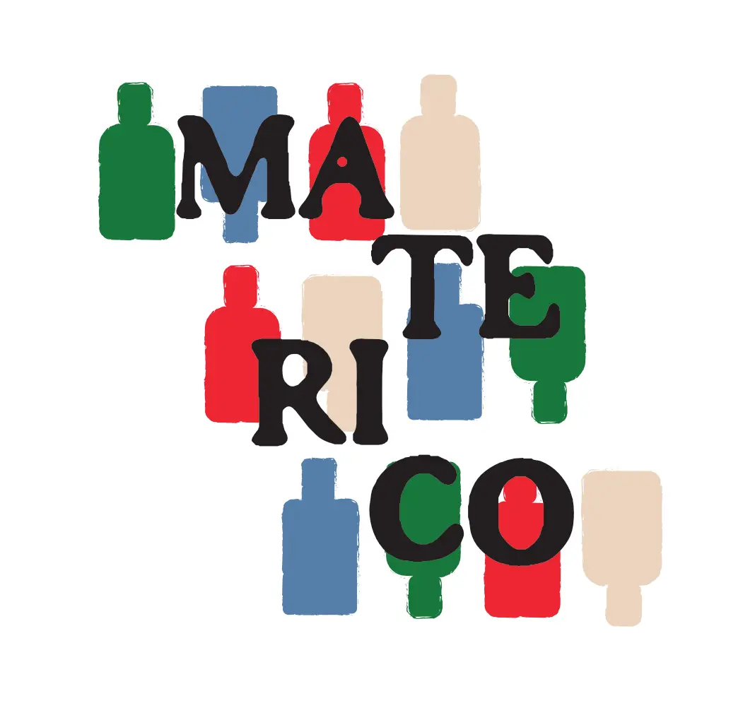 logo linea Materico | olio EVO in orcio in ceramica lavorata a mano | Lamaconte