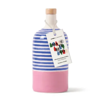 linea Materico | olio EVO in orcio in ceramica lavorata a mano | Lamaconte